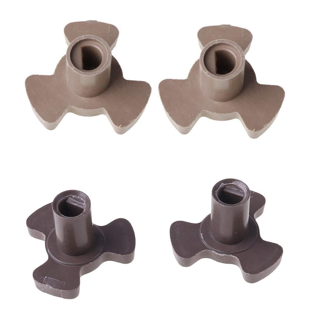 Hredwep 2Pcs 14mm Microwave Oven Turntable Roller Guide Coupler Tray Shaft