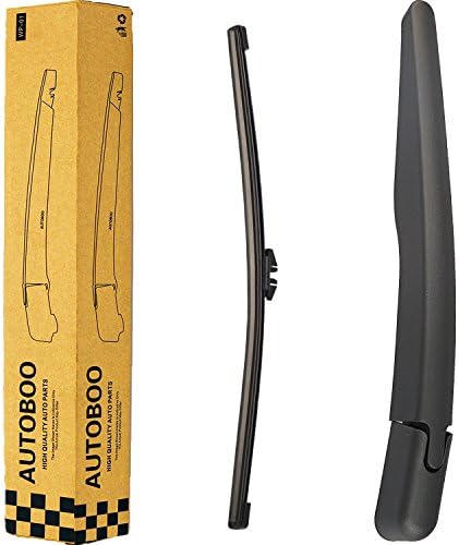 AUTOBOO Replacement For Ford Explorer 2011-2018, Escape 2013-2018,Lincoln MKX Rear Windshield Wiper Blade Arm Set-Factory OE Style