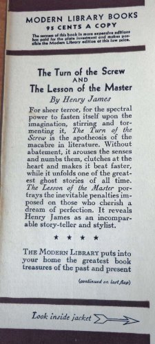 The Turn of The Screw, The Lesson of the Master... B00AYQY9GQ Book Cover