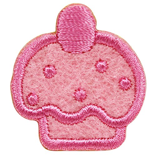 サンヒット ワッペン カップケーキピンク AGS2-56