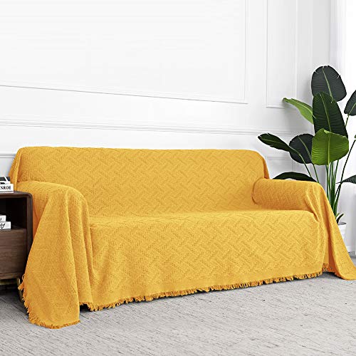 MYSKY-HOME-Sofa-Covers-for-3-Cushion-Couch-Geometrical-Couch-Cover-Living-Room-Sofa-Throws-Sofa-Slipcovers-for-Pets-Kids-XX-Large-91-x-134-Yellow MYSKY HOME Sofa Covers for 3 Cushion Couch Geometrical Couch Cover Living Room Sofa Throws Sofa Slipcovers for Pets Kids XX Large 91 x 134 Yellow