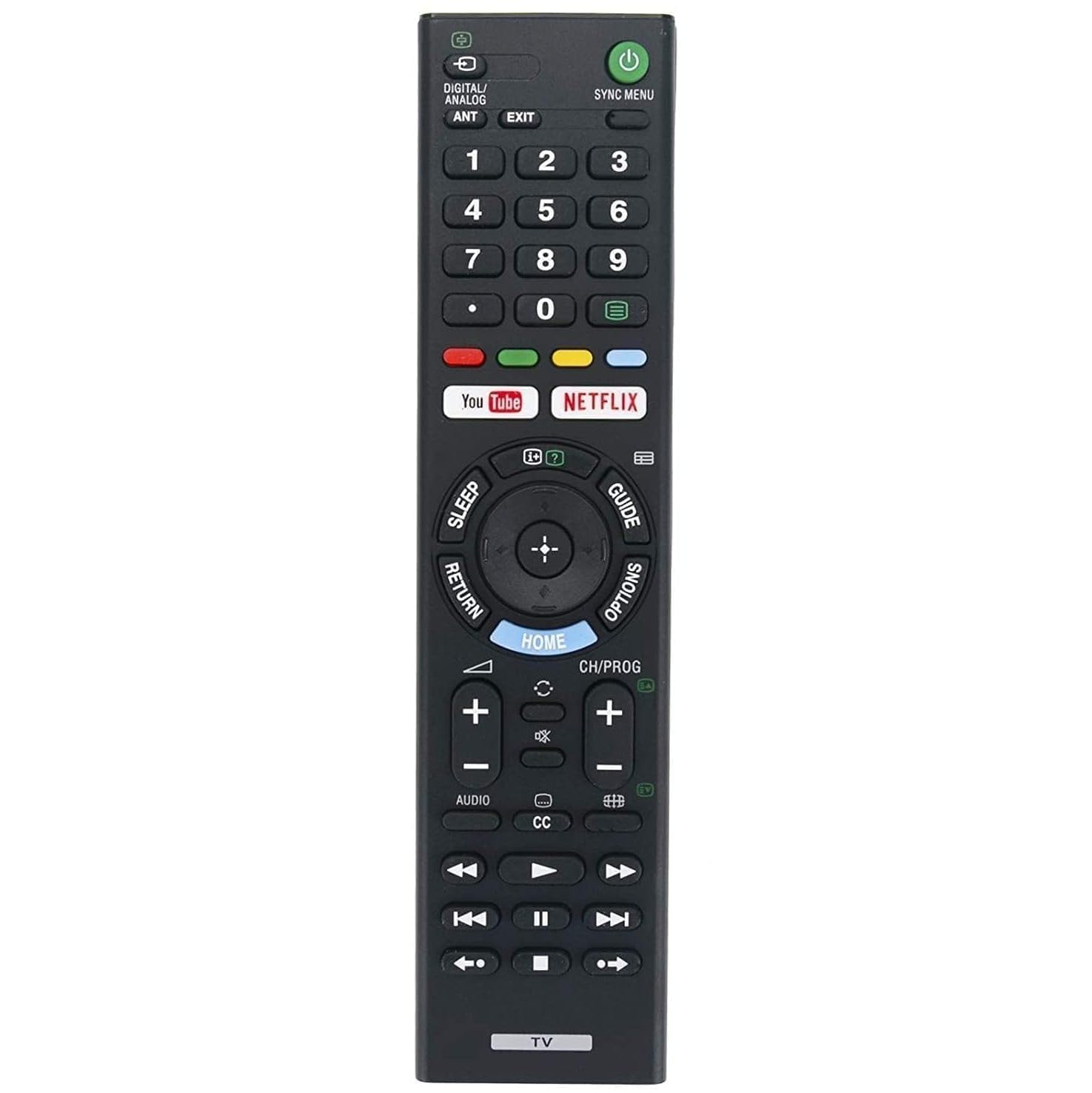 Universal Tv Remote Compatible for Sony Bravia Smart Android 4K Led LCD HD UHD OLED QLED Tv RMT-TX301P RMT-TX300P RMT-TX321P RMT-TX202P, Black-picture-17