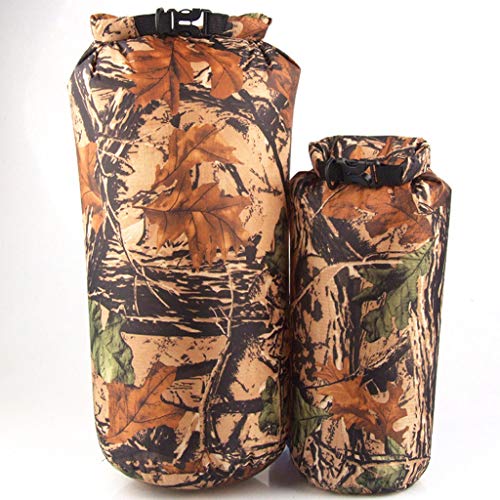 CapsA Waterproof Dry Bag Backpack Sports Compression Sack Outdoor Storage Tote for Kayaking Rafting Boating Swimming Camping Hiking Fishing (Camouflage)