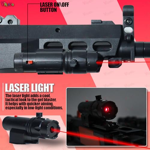 Image of VikriDA Electric Automatic Ball Blaster Toy Gun with Small Balls | Toy Gun with Rapid Fire Mode for Adults - Bison Submachine