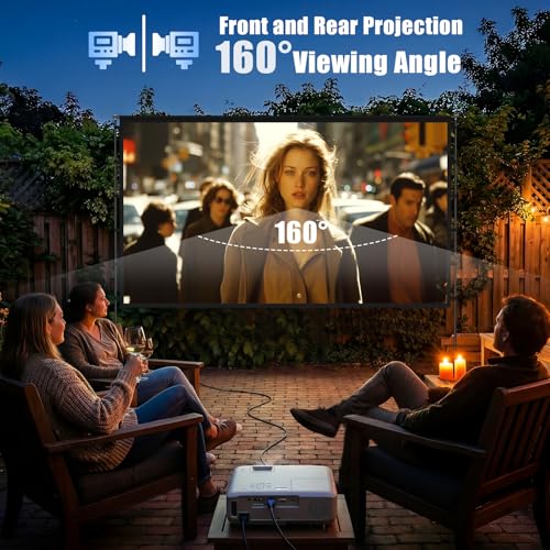 Projector Screen and Stand 120 Inch