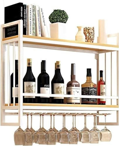 Étagère à vin Murale Porte-Verres : Cadeau Idéal de Crémaillère