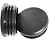 (Pack of 8) 1 1/4" (1.25 Inch) OD Round (10-14 Gauge 0.99"-1.08" ID) Black FENCING Tubing Plug End Cap - Steel Furniture Pipe Tube Cover Insert | - End Caps for Fitness Equipment