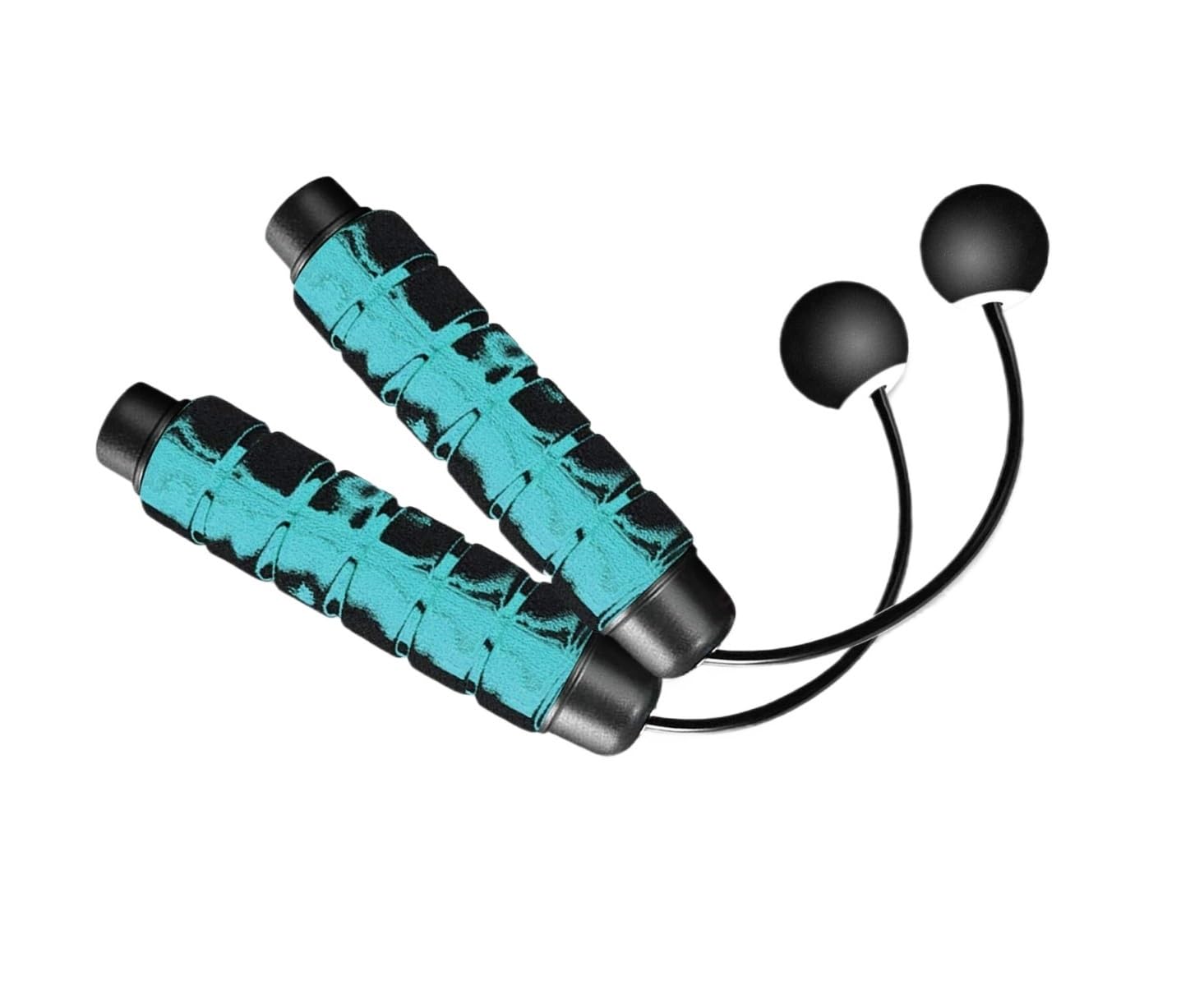 corde per saltare per adulti, Allenamento fitness aerobico indoor e outdoor ponderato Corda for saltare senza corda Fitness(Blue)