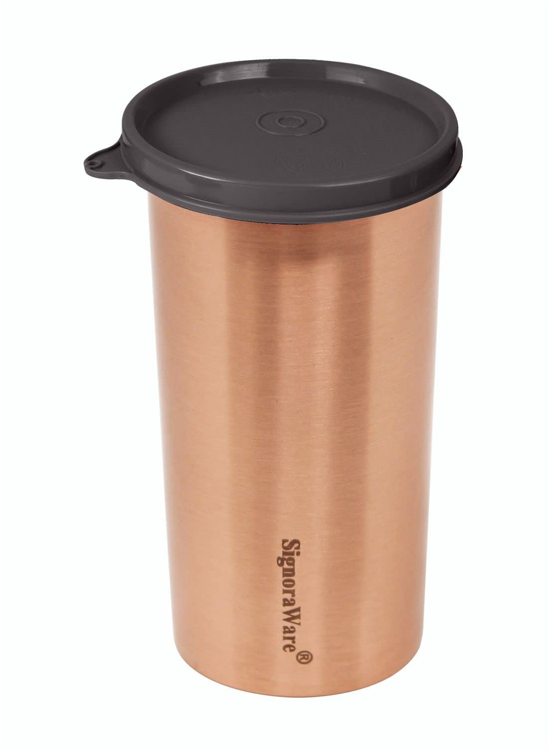 Signoraware Copper Tumbler Eco-Friendly, Biodegradable & Non-Toxic | Tamba Bottle Sustainable Sip: Copper Tumbler - Leak-Proof, Rust-Free & Lightweight for Daily Hydration, Set of 1, Black (B0BL23QSG3) Amazon Price History, Amazon Price Tracker