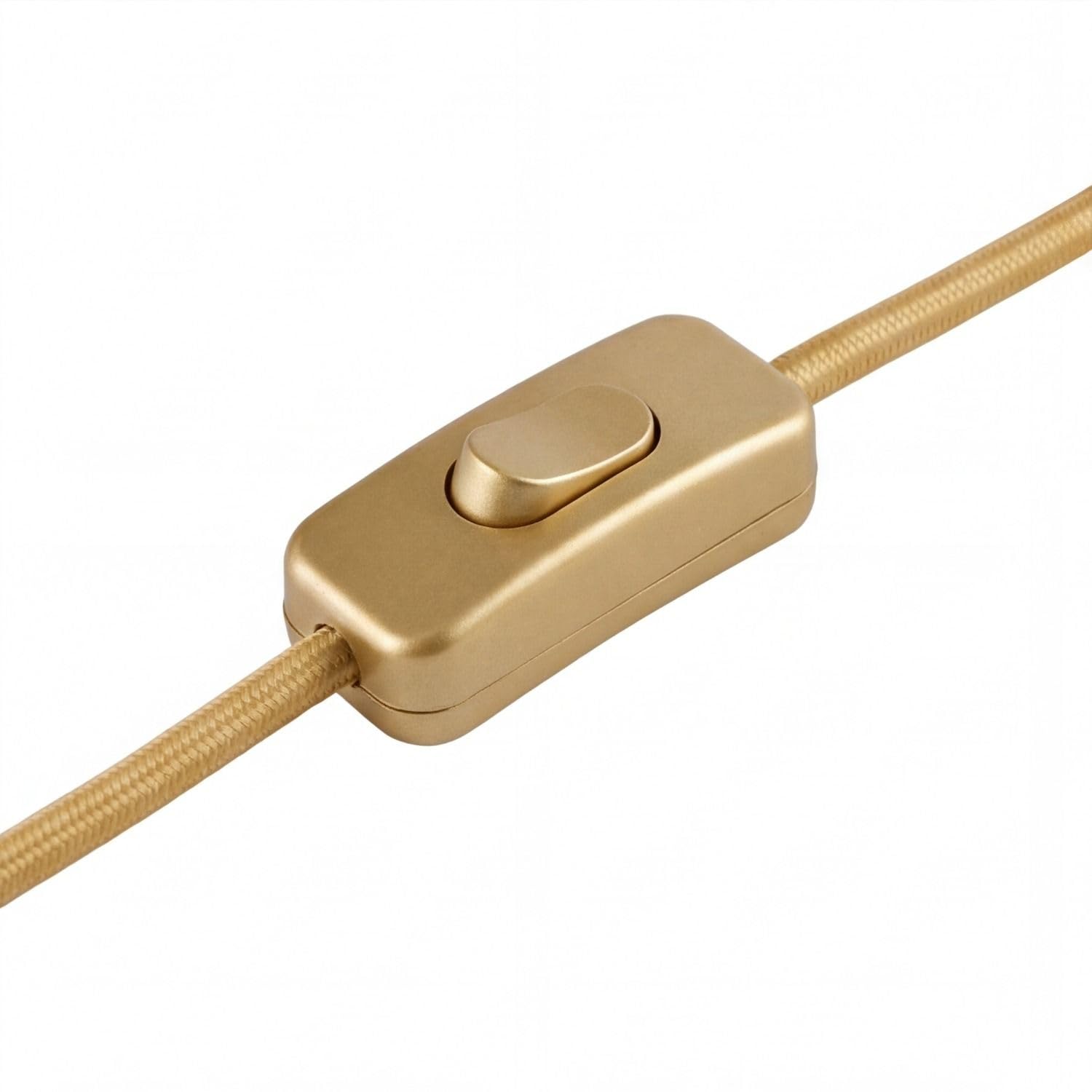 Lampada da tavolo moderna in vetro e metallo bianco e oro con superficie rigata interruttore a cavo per soggiorno scrivania E27 16,5 cm Ø18 cm rotonda per camera da letto