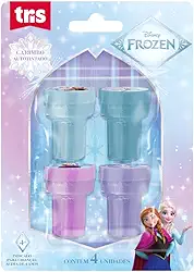 Carimbo Autotintado Frozen, Disney, 7897476684383, Multicor, pacote de 4