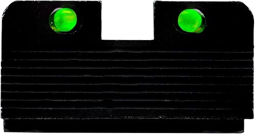 Vista 11 de HIVIZ Adjustable Fiber Optic Rear Sight w/LightPipes for Ruger, Smith & Wesson and Glock