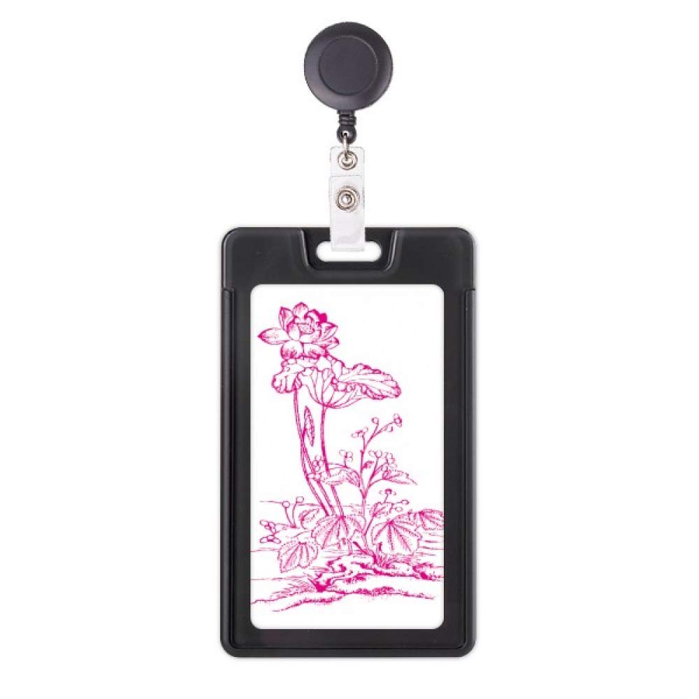 Porte-badge rétractable fleur de lotus pour badger facilement sans effort - 5