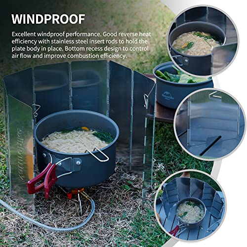 Naturehike Parabrezza per Stufa da Campo a 10