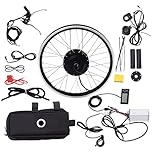 20'' E-bike Conversion Kit, E-bike Front Wheel Conversion Kit, 350W 36V Electric Bike Conversion Kit with Brushless Gear Hub Motor, Electric Bike Retrofit Kit for 20 Inch Bikes