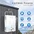 Syfuulv Propane Tankless Water Heater Outdoor, 1.58 GPM Portable Water Heater Instant Hot, 41,000 BTU, LED Digital Display, Overheating Protection, Camping, RV, Cabin, Barn, White 6L