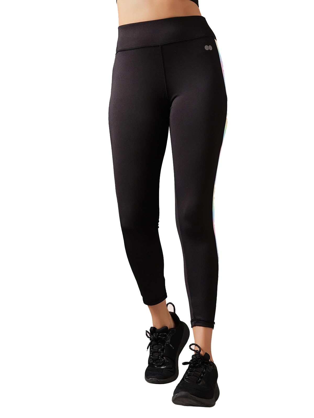 Women's Activewear Ankle Length Tights In Black