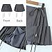 QARMAX Women Pleated Mini Skirts for Women Skirt, Women Mini Skirts Mini Skirts Sexy Skorts (A,S)
