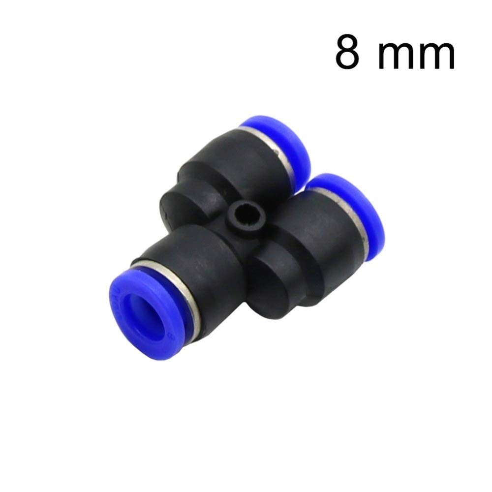 Connettore per tubo flessibile Connettore a Y con bloccaggio a slittamento da giardino, attacco rapido for ugello di raffreddamento a nebbia, 6 mm, 8 mm, 10 mm, connettore di bloccaggio, 50 pezzi