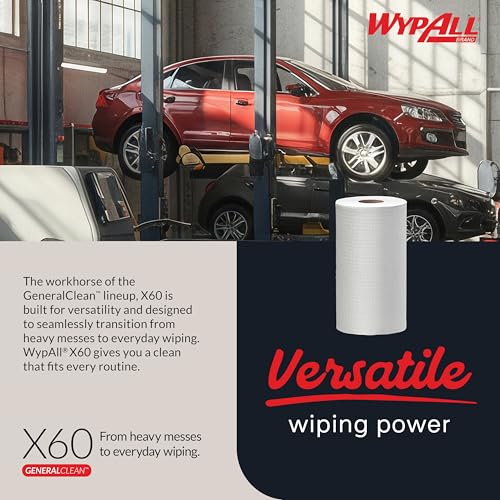 Image of WypAll GeneralClean X60 Multi-Task Cleaning Cloths, 12 x 130 Towels (35401)