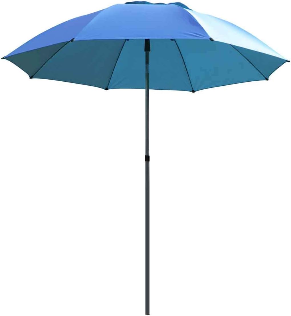 Black Stallion UB200 Core Flame-Resistant Industrial Umbrella, Blue