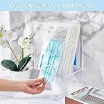 4 Pcs Acrylic Hairnet Dispenser, Wall Mount Acrylic Storage - Image 4