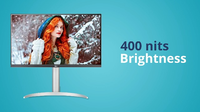 LG 27UP650-W 27 Inche (68.4 Cm) 27 (68.4cm) UHD (3840 x 2160