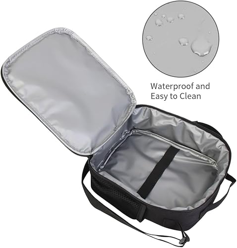 Miniatura 3 de Bolsa de almuerzo portátil con estampado 3D de fútbol americano con correa para el hombro, reutilizable, aislada, bolsa enfriadora para niños y niños