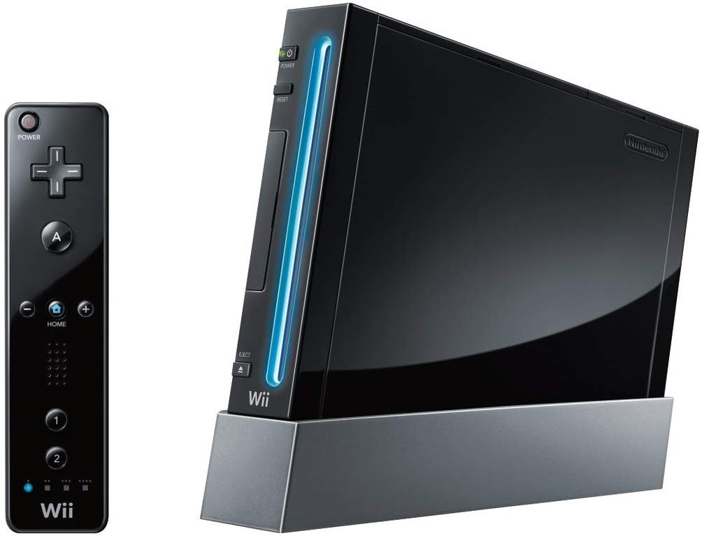 Nintendo Wii Console, Black - Main Image