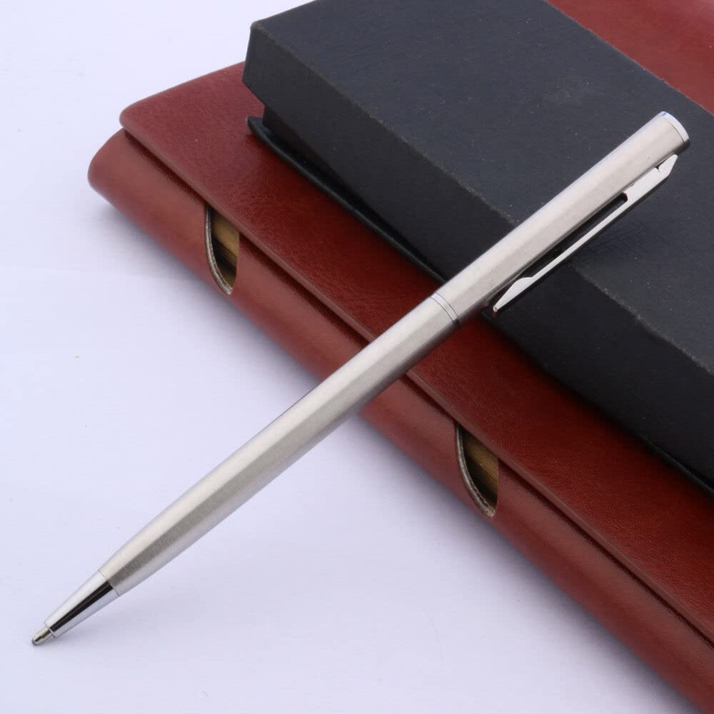 Generic luxury quality 006 MATTE BLACK metal classical golden student Ballpoint Pen men signature INK PENS Stationery Office — view 7