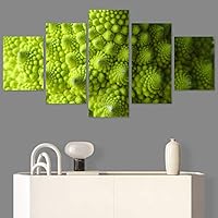 SIGNWIN 5 Panel Canvas Wall Art Modern Art for Home Decorations Ready to Hang - 60