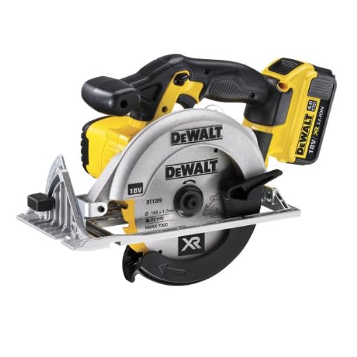DeWalt 18V 165mm XR Lithium-Ion Circular Saw with Batteries