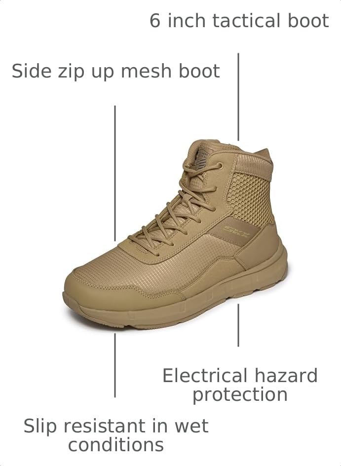 Image of Skechers Men's Terradraft 6 Inch Tactical Zip Up