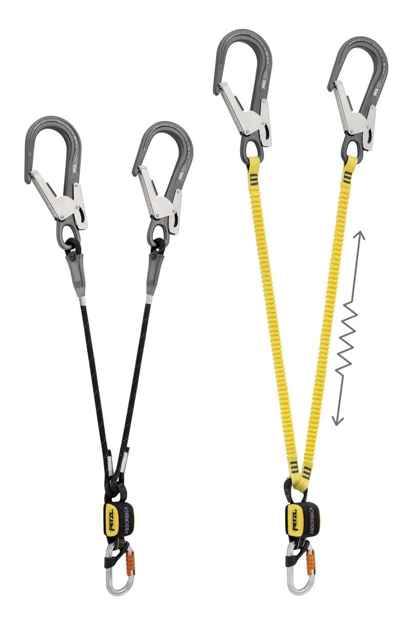Petzl Moschettone regolabile MDG 60, protezione anticaduta, 1000 mm