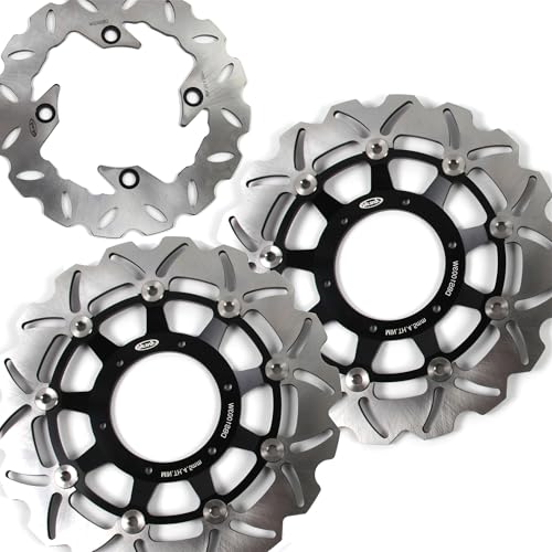 Disques de frein moto Honda CBR600F 2001-2007 rotors de rechange noirs