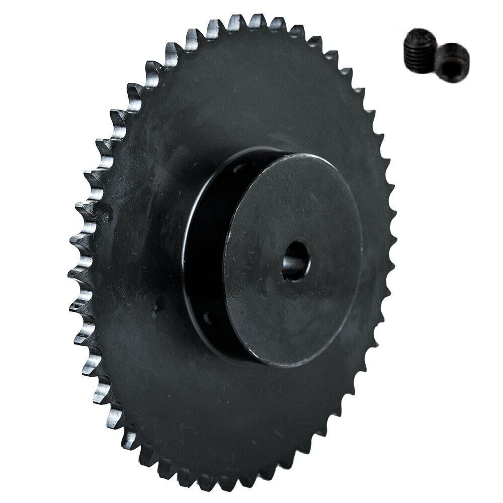 Jeremywell Piñón 40B48T-5/8" 48 dientes tipo B para cadena de rodillos 40