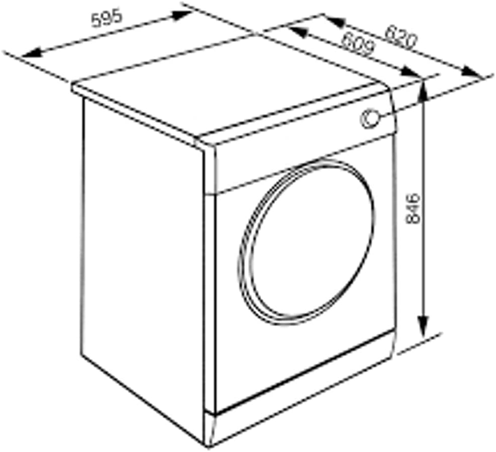 Smeg DHT73LIT Libera installazione Carica frontale 7kg A+++ Bianco asciugatrice Smeg DHT73LIT Libera installazione Carica frontale 7kg A+++ Bianco asciugatrice