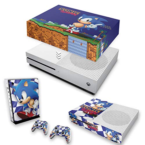 Capa Anti Poeira e Skin para Xbox One S Slim - Sonic The Hedgehog