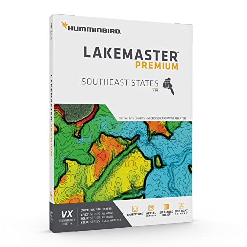 Image of Humminbird LakeMaster Premium Map SD Card for Fish Finders