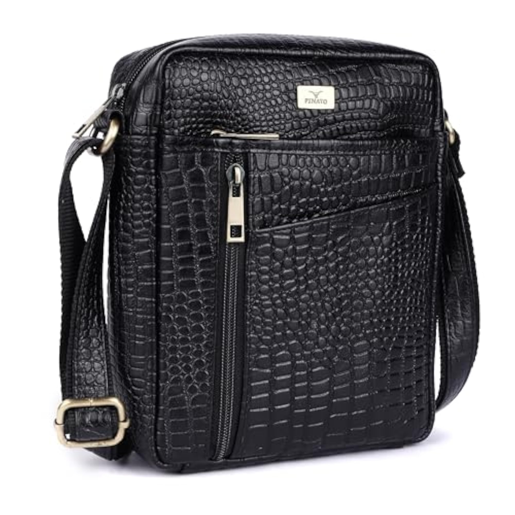 Premium Leather Sling Bag for Men & Women, Gift