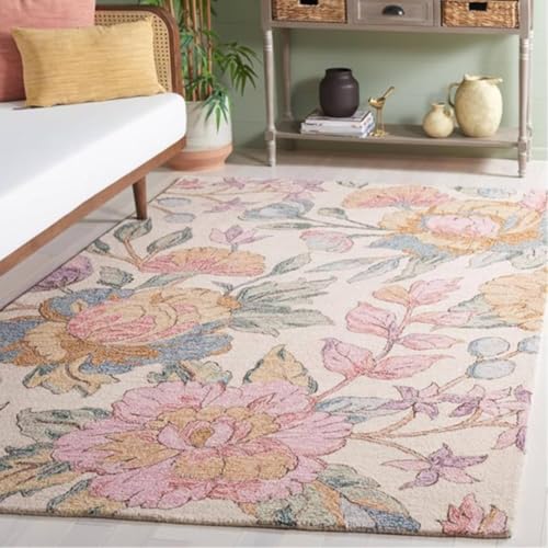 Image of Sifa Carpet Crafted with Care: Premium Hand-Tufted Wool Carpets Royanna Traditional Design Handmade Area Rugs, for Your Room Beige Color Size 8x11 feet (240x330cm)