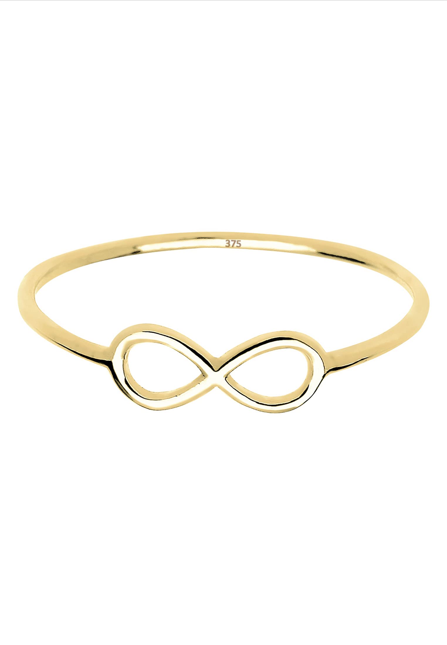 Elli Damen-Ring Infinity Symbol Unendlichkeit 375 gelbgold