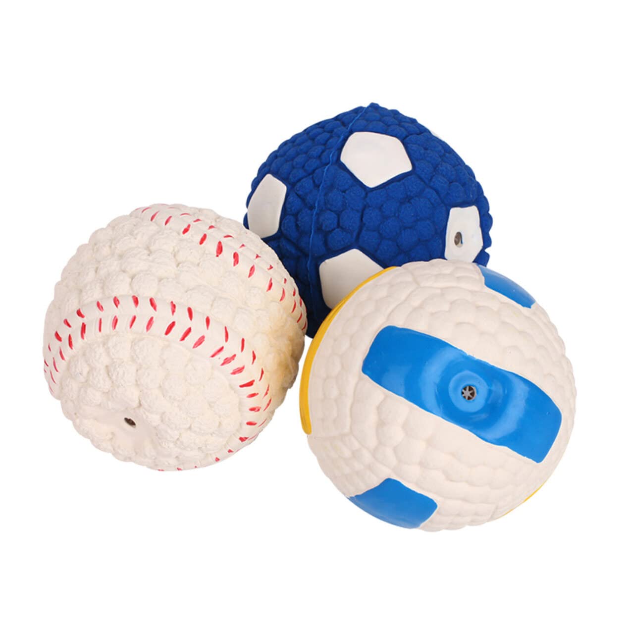 Hohopeti 3stücke Interaktiver Ball Spielzeug Für Hunde Mit Molar Design Zur Zähne Reinigung Und Haustier Training Haustierbedarf Für Mundpflege