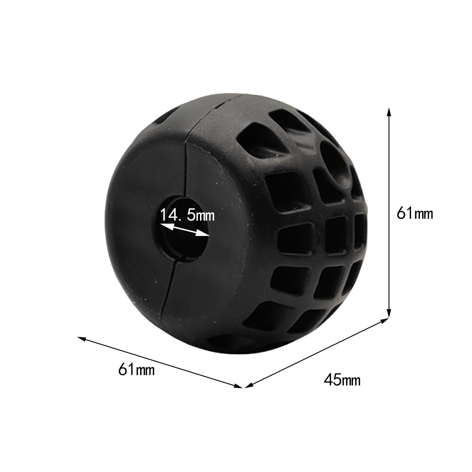 Sfera di posizionamento del fermo del cavo della protezione dell'argano Sfera di arresto del tubo dell'aria resistente, rapida e facile da installare, 14.5 mm