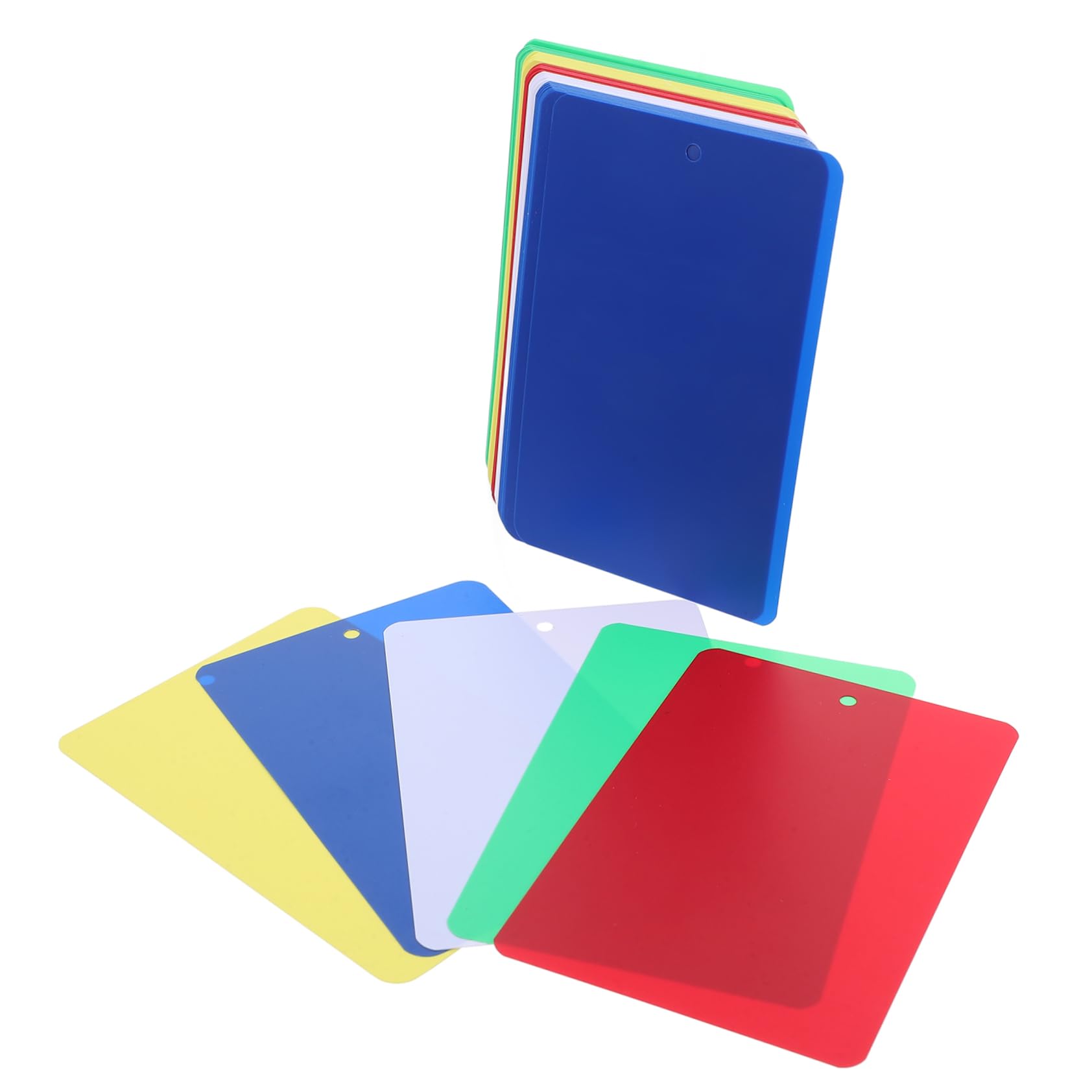 Veemoon Supermarket Tag Signs Pcs Blank Plastic Retail Tags Smooth Edges for Inventory Simple Install