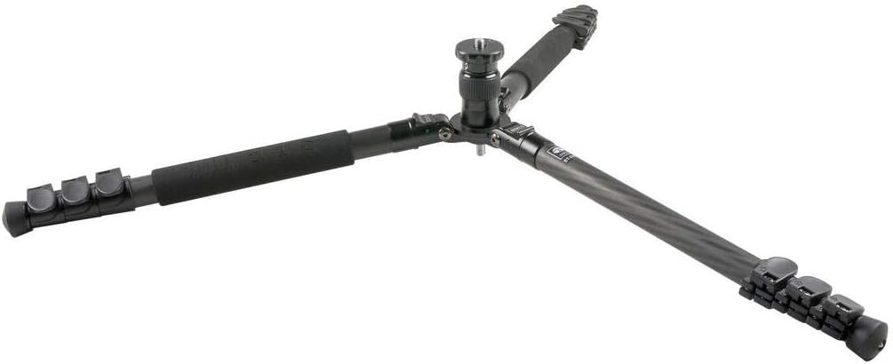 Sirui ET-2204 4-Section Carbon Fiber Travel Tripod with VA-5 Ultra-Compact Video Head, 57" Max Height