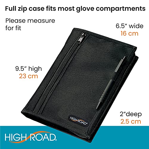 image for High Road Car Glove Box Organizer, Registration and Insurance Document