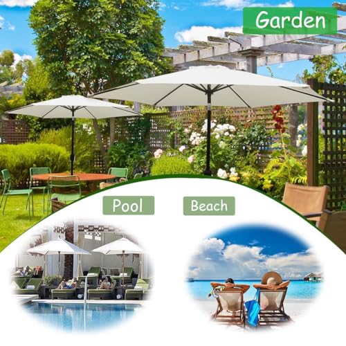 Dosel de repuesto para parasol de terraza ideal para crear sombra junto a la piscina 8