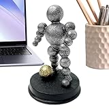 Moderne : la statue d'athlète se caractérise par une structure sculpturale audacieuse qui combine l'élégance géométrique avec une pose athlétique dynamique et améliore les espaces artistiques. Elle ajoute de la sophistication aux salons, aux locaux commerciaux ou aux galeries, ce qui en fait une pièce maîtresse appropriée pour les amateurs de décoration, qui met en valeur la décoration de la pièce et favorise une atmosphère harmonieuse dans différents intérieurs.