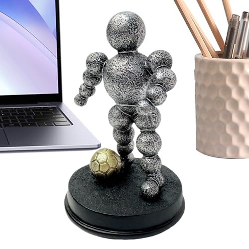 Sportler-Statue, Kunstharz, modern, abstrakt, künstlerisch, Ballsportler-Figur, Skulptur,...